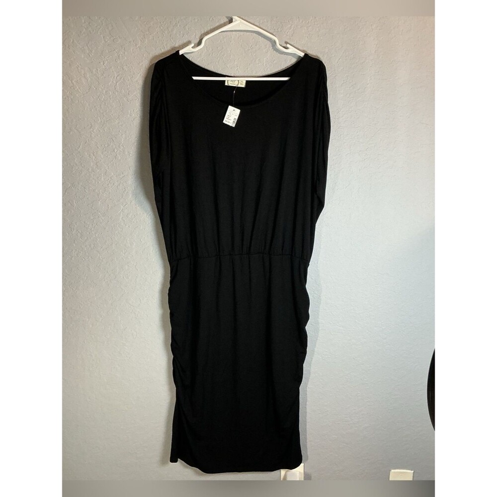 Maurices  Women Dress NWT  midi Casual BLACK Size XXL.